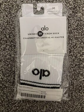 ALO Yoga Unisex Half Crew Socks